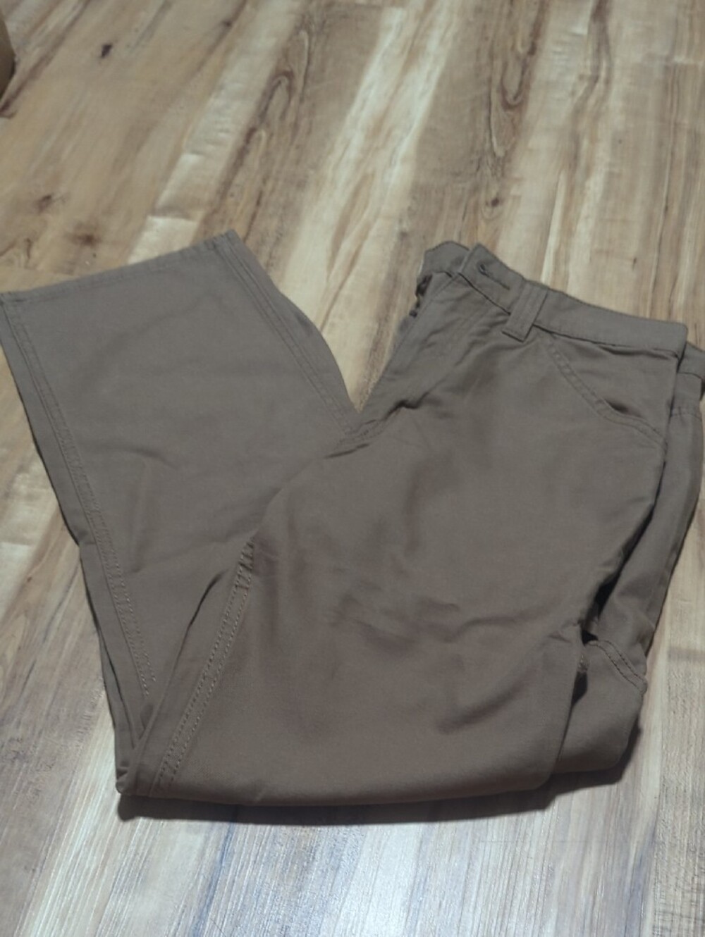 Blue Mountain Canvas Utility Cargo Pants - Brown - Relaxed Fit